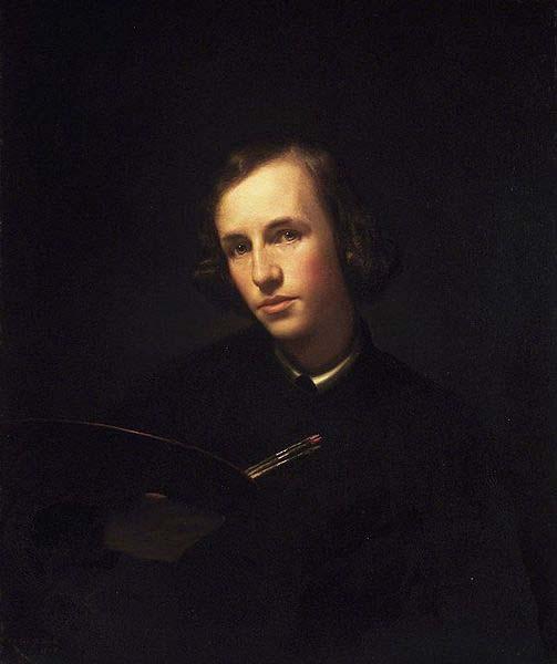 George Henry Hall Self-Portrait Germany oil painting art